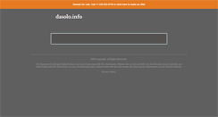 Desktop Screenshot of dasolo.info